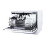 Magic Chef MCSCD6W5 Energy Star 6-Place Setting 6 Plate Countertop Dishwasher, White