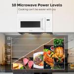 ThermoMate 30" Over-the-Range Microwave Oven with 1.7 Cu. Ft. Capacity, 1000 Cooking Watts, One-Touch Cooking Options, 300 CFM, LED Lighting, White