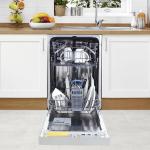 Avanti DWF18V3S 18-Inch Dishwasher Machine with LED Display, 3 Wash Options, 6 Automatic Cycles and Low Noise Rating, 53db, Stainless Steel