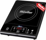 Mueller RapidTherm Portable Induction Cooktop, 1800W Hot Plate Electric Stove Top Burner. 8 Temp Levels, Auto-Off & Pot Detection, LED Display, Child Lock, 4 Programs, Burners for Cooking