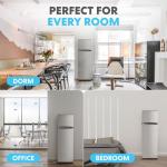 Simpli-Magic 10 Cu.Ft. Fridge with Freezer – Double Door Compact Refrigerator for Office, Dorm, Bedroom, Garage – Adjustable Thermostat, Large Capacity, Stainless Steel Finish