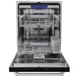 Empava 24 Inch Dishwasher Built in, 15 Place Settings, Triple Spray Arms, Dual-Dry System, Stainless Steel Interior, 45 dB Ultra Quiet, Energy Star Certified