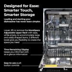 Kenmore 24" Built-In Dishwasher - Quiet Tub with TurboDry, Leak, & SmartWash Soil Detection - 15 Place Settings - 49 DBA - ENERGY STAR Certified - Black