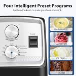 Aeitto Blenders for Kitchen with 1800W Motor, 68Oz. Large Capacity, 2-in-1 Blender & Grinder Combo, BPA-Free Countertop Professional Blender for Smoothies, Ice Crush, Frozen Drinks, Silver