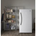 GE FUF17SMRWW 17.3 Cu. Ft. White Frost-Free Upright Freezer