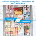 Midea MERC07C4BAWW 7.0 Cubic Feet Chest Freezer Cu.ft-Convertible, White