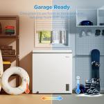 Midea MERC07C4BAWW 7.0 Cubic Feet Chest Freezer Cu.ft-Convertible, White