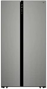 Avanti 15.6 cu. ft. Side-by-Side Apartment Refrigerator with Freezer, Compact Counter-Depth Fridge for Small Spaces, Stainless Steel