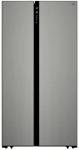 Avanti 15.6 cu. ft. Side-by-Side Apartment Refrigerator with Freezer, Compact Counter-Depth Fridge for Small Spaces, Stainless Steel