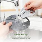 Camic Food Processor, 600W, Shredding and Slicing, French Fries Cutter, Kneading, Meat and Vegetable Chopping, Ice Crushing, 6 Presets, Easy to Operate and Clean for Home Use (Standard version)