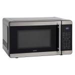 Avanti MT7V3S Microwave Oven 700-Watts Compact with 6 Pre Cooking Settings, Speed Defrost, Electronic Control Panel and Glass Turntable, 0.7-Cu.Ft, Metallic