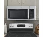 GE JVM3162RJSS 30" 120 Volts 1.6 cu. ft. Capacity Over the Range Microwave with Convertible Venting and 1000 Watts in Stainlesss Steel