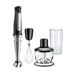 Braun MultiQuick 7 3-in-1 Immersion Hand Blender with Variable Speed and Patented Technology - Includes 2-cup Chopper, Whisk + Beaker for Fast Blending, Stainless Steel, MQ7035X