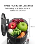 Easy to Clean Juicer Machines, SiFENE 3" Big Mouth Centrifugal Juicer Extractor for Fruits & Vegetables, Compact Juicing Maker, Non-BPA (Green)