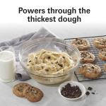 Hamilton Beach Electric Stand Mixer, 4 Quarts, Dough Hook, Flat Beater Attachments, Splash Guard 7 Speeds with Whisk, Rose