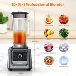 LAMPICK Blenders for Kitchen, 2000W Professional Grade High-Speed Countertop Blender with 68oz Pitcher & 27oz To-Go Cup for Smoothies, Ice, and Frozen Fruit, BPA-Free, Dishwasher Safe