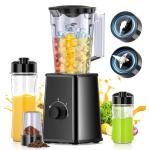 Smoothie Blender, Personal Blenders for Smoothies and Shakes, Smoothies Maker and Coffee Grinder with 2 To-Go Cups, Countertop Blender for Kitchen, BPA Free
