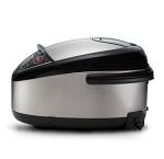 Tiger Corporation JAX-T10U-K 5.5-Cup (Uncooked) Micom Rice Cooker with Food Steamer & Slow Cooker, Stainless Steel Black