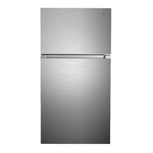 Kenmore 33 in. 20.4 cu. ft Capacity Refrigerator/Freezer with Full-Width Adjustable Glass Shelving, Humidity Control Crispers, Ice Maker, ENERGY STAR Certified, Fingerprint Resistant Stainless Steel