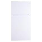 Kenmore 33 in. 20.5 cu. ft. Capacity Refrigerator/Freezer with Full-Width Adjustable Glass Shelving, Humidity Control Crispers, ENERGY STAR Certified, White