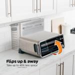 Ninja, Toaster Oven, Air Fryer, Thermometer, Toaster Oven Air Fryer Combo, Stainless Steel, Quick meals, Fries, Frozen Food, Air Fry, Dehydrate, Reheat, 13-in-1, Less Oil, Flip Away Oven, Foodi, SP351