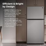 Kenmore 30 in. 18.1 cu. ft. Capacity Refrigerator/Freezer with Adjustable Glass Shelving, Humidity Control Crispers, Ice Maker, ENERGY STAR Certified, Fingerprint Resistant Stainless Steel