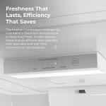 Kenmore 4661349 30" W Top Freezer Refrigerator with Adjustable Glass Shelving, Humidity Control Crispers, Quiet and Energy Efficient Inverter Compressor, Black