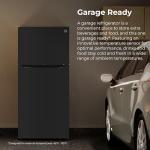 Kenmore 4661349 30" W Top Freezer Refrigerator with Adjustable Glass Shelving, Humidity Control Crispers, Quiet and Energy Efficient Inverter Compressor, Black