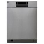 Kenmore 24" Built-In Stainless Steel Tub Dishwasher with SmartWash, Smart Dry, and MoreSpace Adjustable Rack, Energy Star Certified, Fingerprint Resistant Stainless Steel