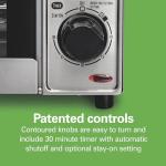 Hamilton Beach Sure-Crisp Air Fryer Toaster Oven Combo, Fits 9” Pizza, 4 Slice Capacity, Powerful Circulation, Auto Shutoff, Stainless Steel (31403)