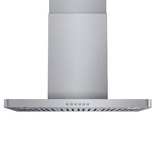 ONEEON 30" Range Hood - 900 CFM Stainless Steel Wall Mount Kitchen Exhaust with 4 Speed Fan, LED Lights, Push Button, Ultra-thin Body, Chimney Style Stove Vent Hood & Ducted Exhaust Vent