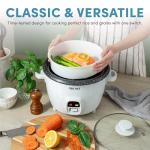 AROMA® 20-Cup (Cooked) / 5Qt. Bonded Granite® Rice & Grain Cooker, ARC-860NGP