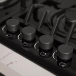 Empava 24 in. Gas Stove Cooktop with 4 Sealed Burners-Heavy Duty Continuous Grates-NG/LPG Convertible-Black Tempered Glass Surface, 24 Inch