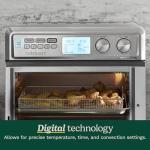 Cuisinart TOA-95 Digital AirFryer Toaster Oven, Premium 1800-Watt Oven with Digital Display and Controls – Extra-Large Capacity, Intuitive Programming and Adjustable Temperature, Stainless Steel