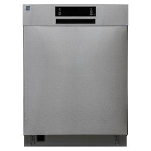 Kenmore 24" Built-In Stainless Steel Tub Dishwasher with SmartWash, UltraWash, SmartDry Plus, MoreSpace Adjustable Rack, Energy Star Certified, Fingerprint Resistant Stainless Steel