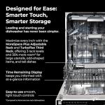 Kenmore Elite 24" Built-In Stainless Steel Tub Dishwasher with TotalFlex 3rd Rack, SmartWash, UltraWash Plus, TurboDry, MoreSpace Plus Adjustable Rack, Energy Star Certified, White