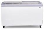 Premium Levella 7.4 cu ft Chest Freezer with Curved Glass Top in White