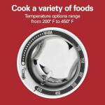 Hamilton Beach 4-Slice Toaster Oven with 5 Cooking Modes (Bake, Broil, Keep Warm Toast & Bagel) with Stay On & Auto Shutoff, 2 Rack Positions, 1100 Watts and 3 Accessories, Stainless Steel (31143)