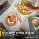 Whirlpool WMCS3019RB Countertop Microwave with Turntable 0.9 Cu. Ft, Steam Clean, 900 Watt Microwave, Black