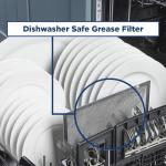 GE Under Cabinet Range Hood, 2-Speed, 30-Inch Kitchen Exhaust Fan, Cooktop Lighting & Included Filter, Kitchen Essentials, Top or Rear Exhaust Capability, 200 CFM, White