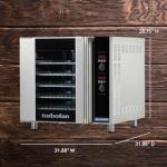 Moffat E32D5 Stainless Steel Convection Oven, Electric Full Size 1 Deck 208v/60/1-ph