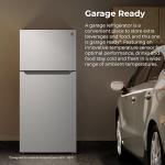 Kenmore 30" Top Mount Refrigerator with Freezer - Adjustable Shelving, Humidity-Controlled Crispers, LED Lighting, ENERGY STAR Certified, 18.1 cu. ft. Capacity - Fingerprint Resistant Metallic Steel