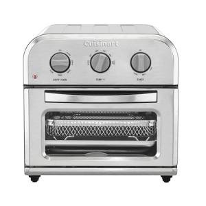 Cuisinart TOA-26 Compact Airfryer Toaster Oven, 1800-Watt Motor with 6-in-1 Functions and Wide Temperature Range, Air Fryer, Stainless Steel