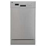 Kenmore 18" Built-In Stainless Steel Tub Dishwasher with EasyFlex 3rd Rack, SmartWash, UltraWash Plus, TurboDry, MoreSpace Adjustable Rack, Energy Star Certified, Fingerprint Resistant Stainless Steel