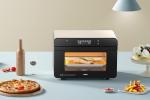 Robam 20-in-1 R-BOX CT763 Countertop Convection Oven|Air Fry,Grill,Bake & Steam Wide Temperature Precision Spacious Capacity to Fit 12'' Pizza,10lb Chicken,30 Built-In Recipes,Cream White CT763W