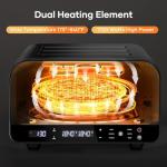 2025 Upgraded Pizza Oven, Indoor Pizza Oven Heats up to 840°F, Bake 12 Inch Pizzas in 90 Seconds, 6 Touchscreen Presets Countertop Electric Pizza Maker with Pizza Stone&Peel&Cutter Included