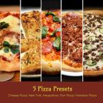 2025 Upgraded Pizza Oven, Indoor Pizza Oven Heats up to 840°F, Bake 12 Inch Pizzas in 90 Seconds, 6 Touchscreen Presets Countertop Electric Pizza Maker with Pizza Stone&Peel&Cutter Included