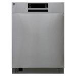 Kenmore 24" Built-In Stainless Steel Tub Dishwasher with EasyFlex 3rd Rack, SmartWash, UltraWash Plus, TurboDry, and Adjustable Rack, Energy Star Certified, Fingerprint Resistant Stainless Steel