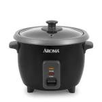 Aroma Housewares 1.5Qt. Rice & Grain Cooker (ARC-363NGB),Black,6-Cup Cooked / 3-Cup Uncooked
