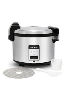 CUCKOO CR-3032 30-Cup (Uncooked) / 60-Cup (Cooked) Large Capacity Commercial Rice Cooker & Warmer with Nonstick Inner Pot, Switch Press (Silver/Black)